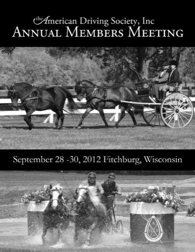 Welcome Carriage Drivers American Morgan Horse Association