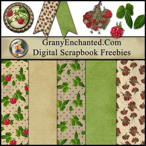 Granny Enchanteds Blog Free Digital Scrapbook Kit Berries