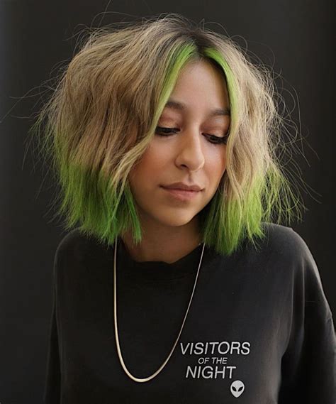 25 Green Hair Color Ideas To Rock In 2024 The Right Hairstyles Color Block Hair Green Hair
