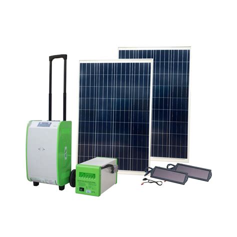 And, make sure you have the right number of each. Nature Power 1,800-Watt Indoor/Outdoor Portable Off-Grid Solar Generator Kit with Auxiliary ...