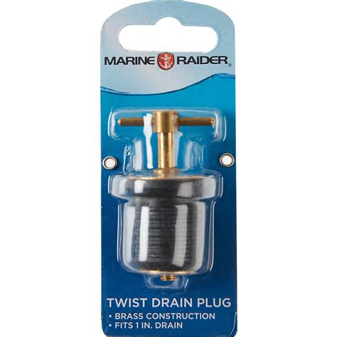 Marine Raider Twist 1 In Brass Drain Plug Academy