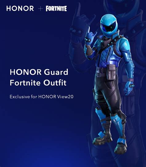 Epic Games Honor View20 Fortnite Honor Guard Outfit