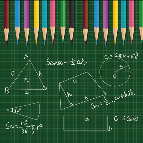 Vector Creative Pencil Math Formula Open Season Background