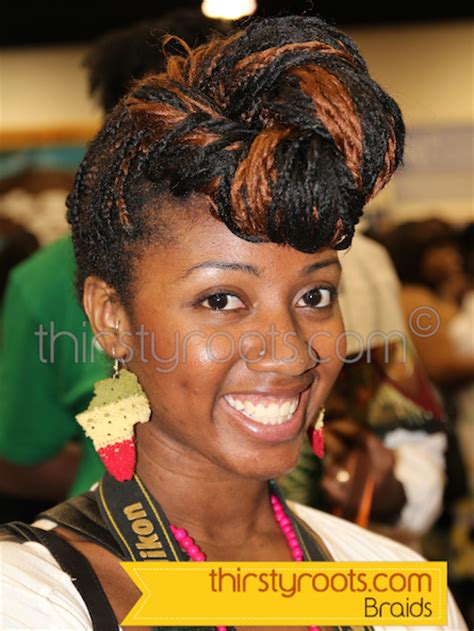 Let down your hair and throw on a little purse. Black Teenage Hairstyles