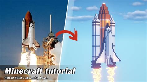 Minecraft Tutorial How To Build A Space Ship House Easy Video