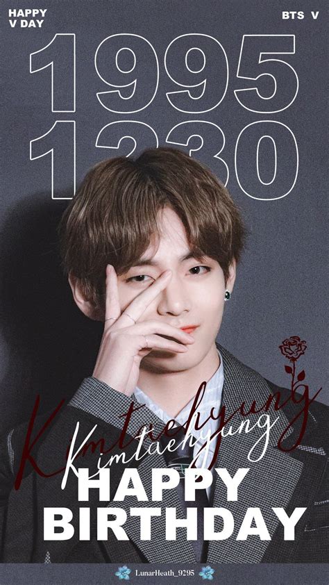 Lunarheath9295 On Twitter In 2023 Bts V Birthday Happy V Day Bts