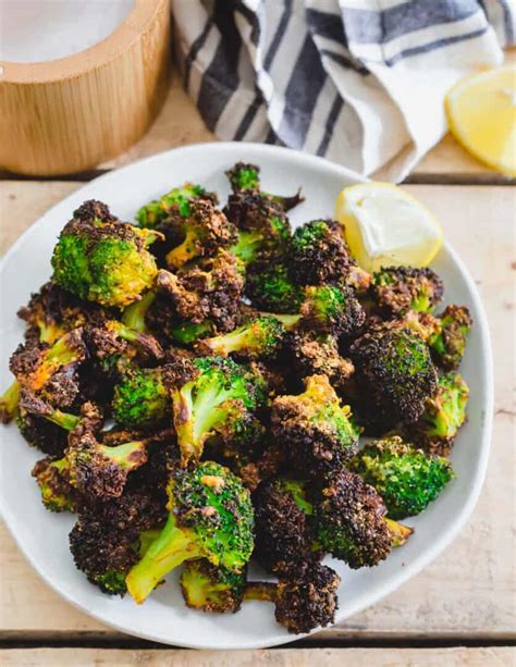 Crispiest Air Fryer Frozen Broccoli Running To The Kitchen