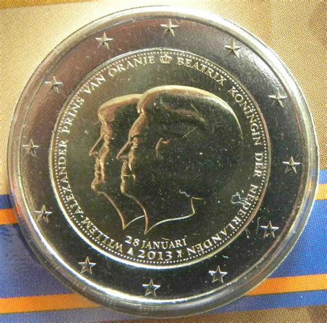 Netherlands 2 Euro Coin Double Portrait Beatrix And Willem