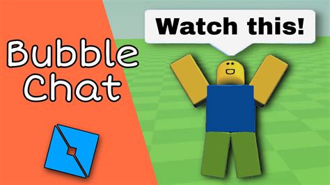 Roblox Studio How To Add Bubble Chat Tutorial Youtube