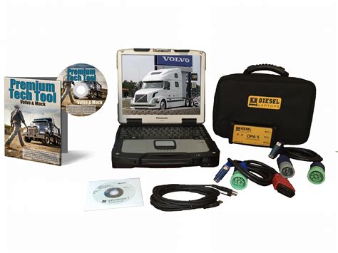 Mack And Volvo Premium Tech Tool Diesel Diagnostic Laptop Kit China