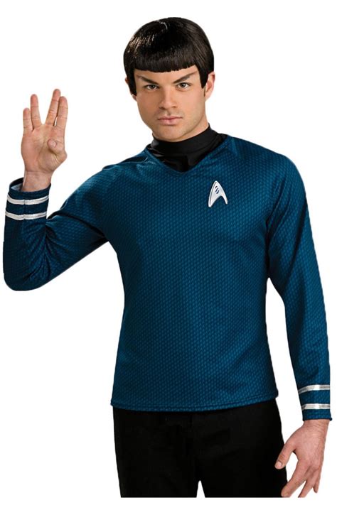Maglia Star Trek Uniforme Di Spock Reparto Scientifico Da Adulto