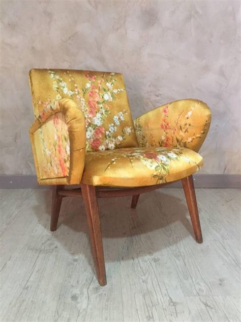 Buy yellow fabric chairs and get the best deals at the lowest prices on ebay! French Yellow Floral Fabric Armchair Fully Upholstered ...