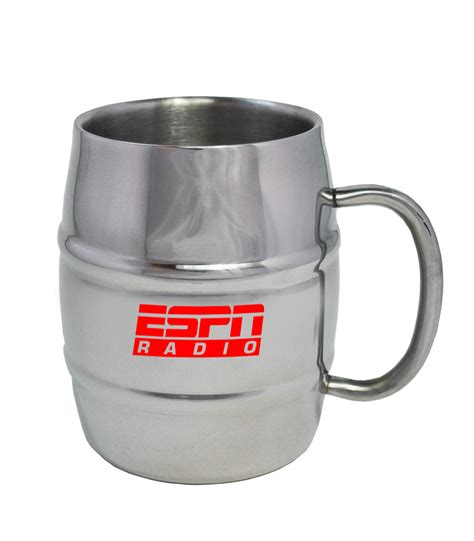 14 Oz Polished Barrel Mug Steelys Drinkware