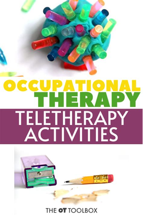 Teletherapy Activities For Occupational Therapy The Ot Toolbox