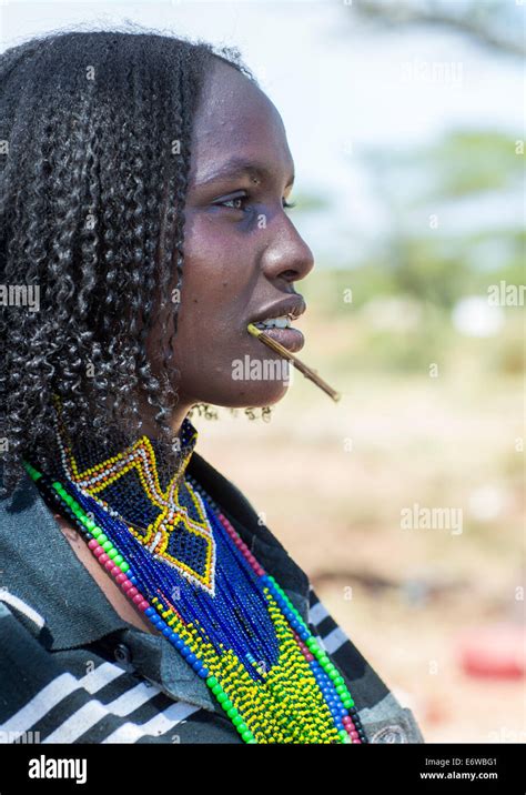 Borana Tribe Woman Yabelo Ethiopia Stock Photo 73087281 Alamy