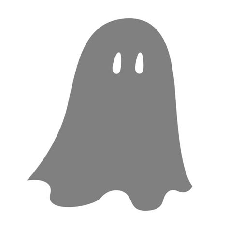 Silhouette Of A Ghost Characters Illustrations Royalty Free Vector