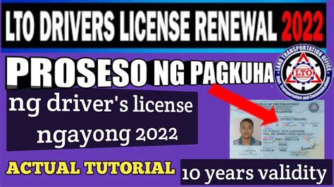 Paano Magrenew Ng Drivers License Ngayong 2022lto License Renewal New