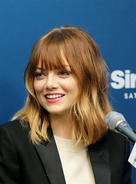 Pin By On I Love Women Emma Stone Hair Hairstyles With Bangs Emma