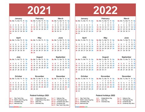 Rsm Calendar 2021 2022 Printable Calendar 2023