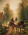 On the Way to the Market - Constant Troyon - WikiArt.org - encyclopedia ...