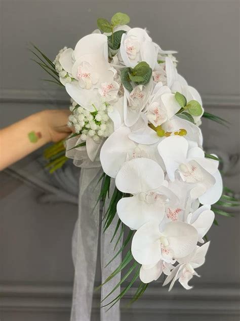 Orchid Wedding Bouquet Orchid Bridal Bouquet Bride Bouquet Etsy