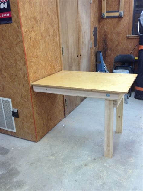 Wilker Dos Diy Fold Down Workbench Diy Workbench Workbench