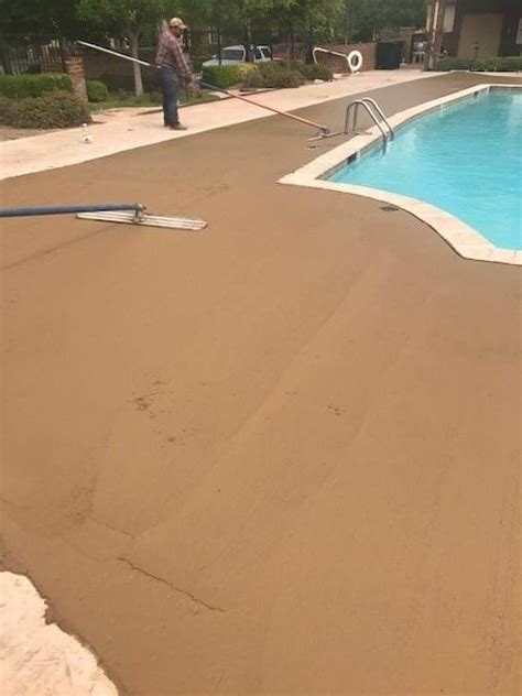 New Concrete Around Pool Eisel Roofing And Construction 405 216 5125
