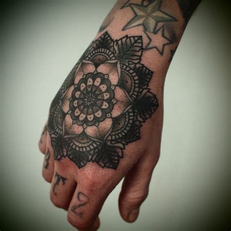 18 Amazing Geometric Dotwork Hand Tattoos Tattoodo