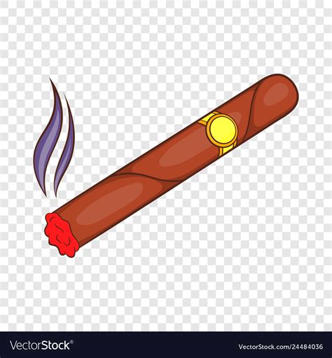 Cigar Icon Cartoon Style Royalty Free Vector Image