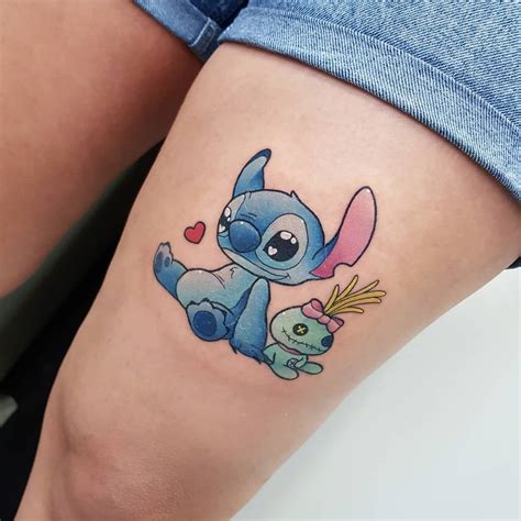 Stitch And Scrump Done At Coupdefoudretattoo Stitchandscrump