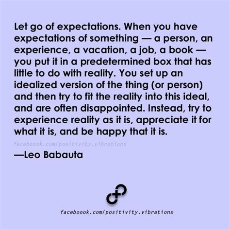 Let Go Of Expectations Expectation Quotes Love Me Quotes Mom Advice