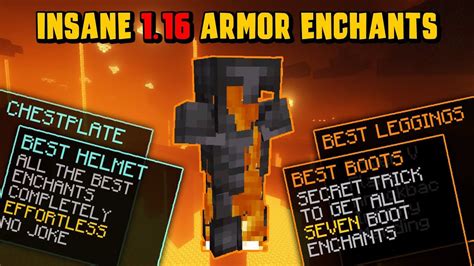 Nether Update Ready Best Armor Enchants For Minecraft 116 Minecraft