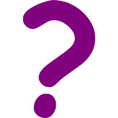 Purple Question Mark 2 Icon Free Purple Question Mark Icons