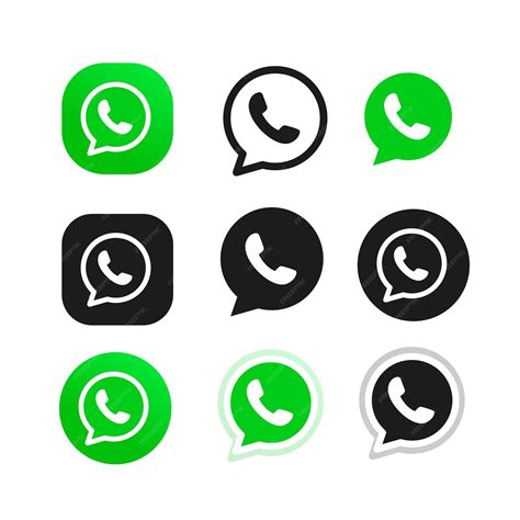 Premium Vector Social Media Icons Whatsapp
