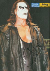 The Wrestling Fanatic Autograph Sting