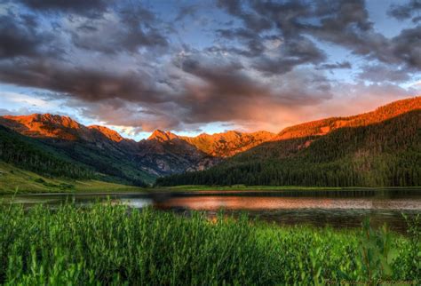 Sunset At Pine Lake Rmnp Pine Lake Colorado Colorado Rockies