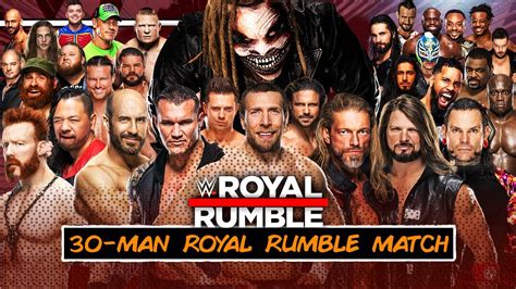 Wwe Royal Rumble Man Royal Rumble Match Youtube