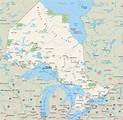 Ontario highway map - Ontheworldmap.com