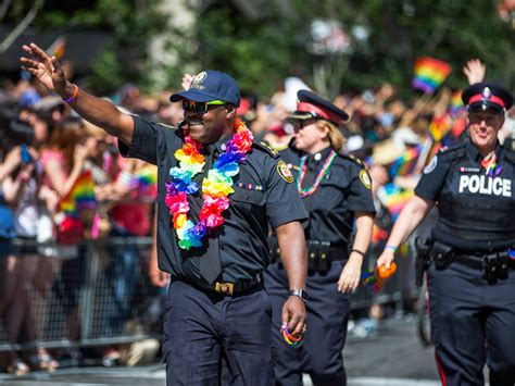 ‘a tragic error growing push to exclude police from pride parades divides lgbtq community