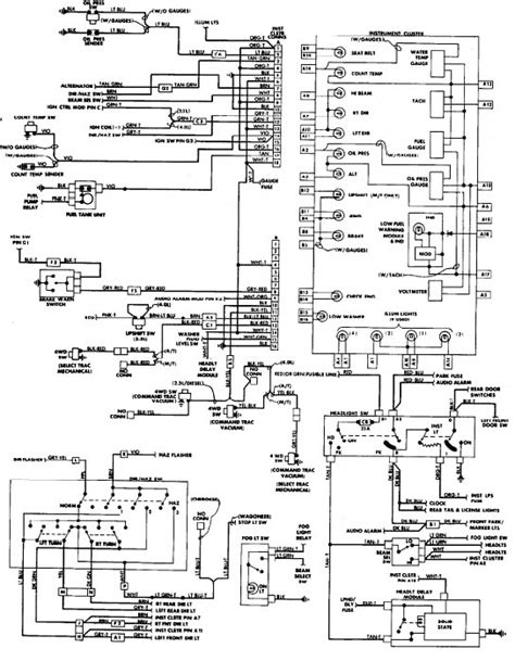 A set of wiring diagrams may be required by the electrical inspection authority to assume link of the domicile to the public electrical supply system. 1988 Jeep Wrangler Wiring Diagram - Wiring Diagram And Schematic Diagram Images