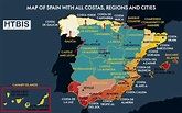 Detailed Map of Spain with Regions | World Map With Countries