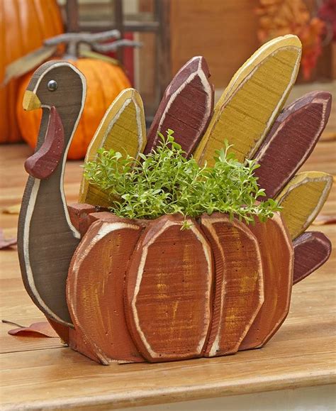 Wood Harvest Planters Planters Fall Outdoor Decor Fall Planters