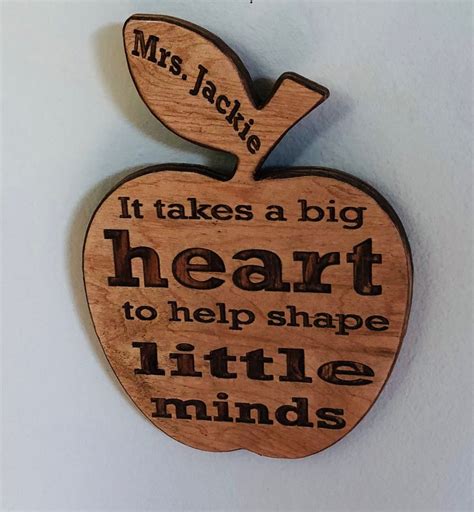 Teachers Apple Teacher Gift Personalized Apple Teacher Gift Etsy