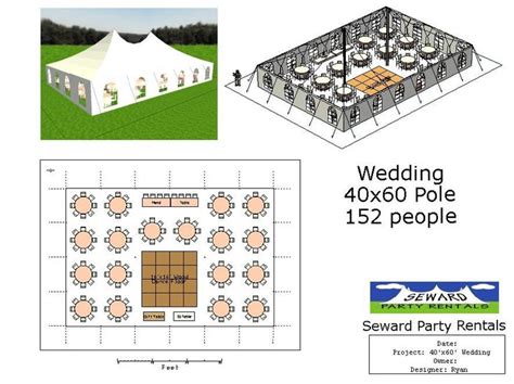 Wedding Tent Layout Layout Party Rentals