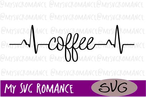 Download Coffee Heartbeat - SVG - Coffee Lover - Cut File