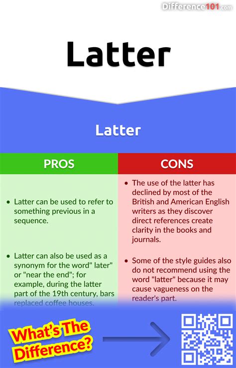 Former Vs Latter 5 Key Differences Pros And Cons Similarities