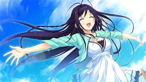1080x2340px Free Download Hd Wallpaper Anime Girls White Dress