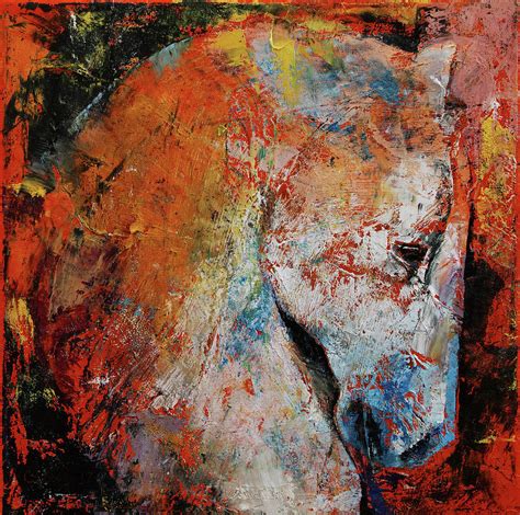 War Horse Painting By Michael Creese Fine Art America