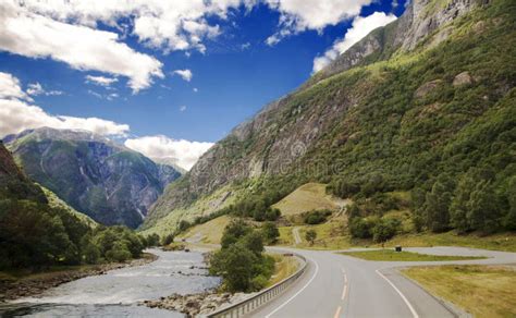 Mountain Road In Norway Stock Image Image Of Fjord Norway 47965469