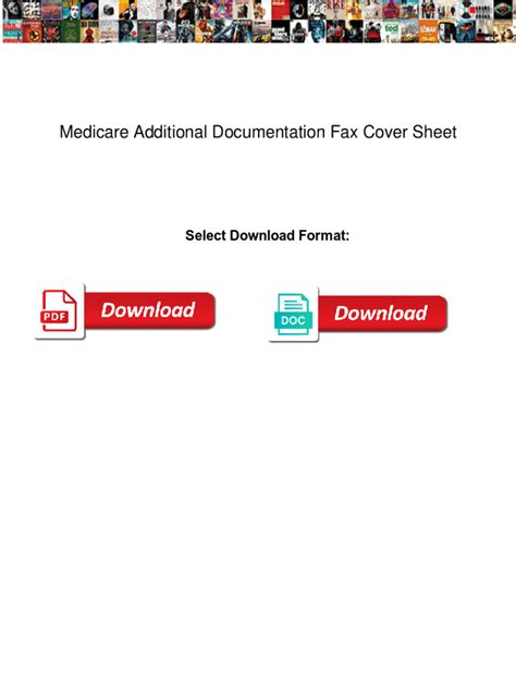 Fillable Online Medicare Additional Documentation Fax Cover Sheet